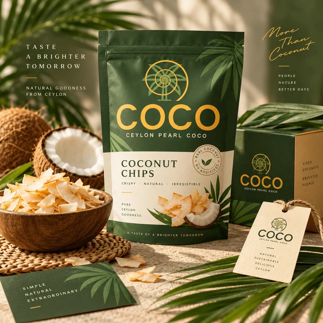 COCO brand identity application 3