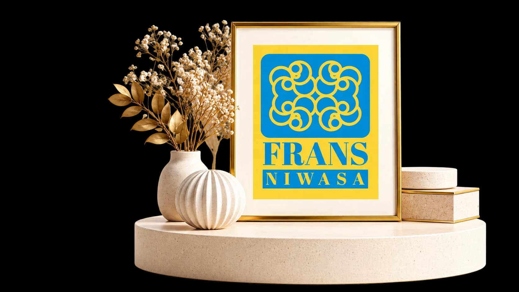 FRANS Niwasa Framed Poster and Architectural Exhibition Showcase
