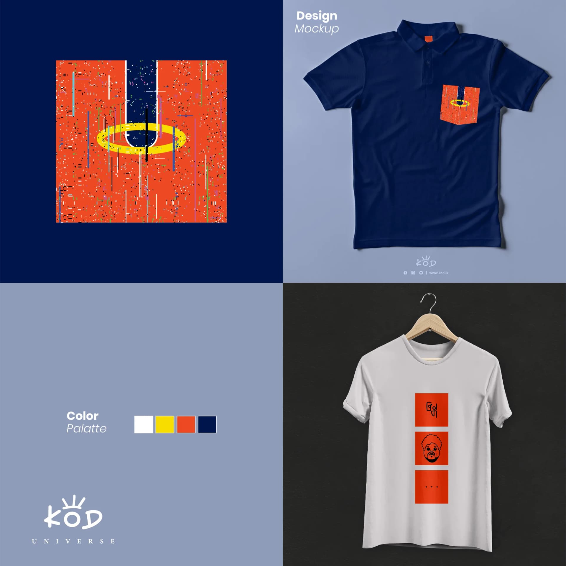 Pissu Kanna Merchandise Palette & Apparel Mockups