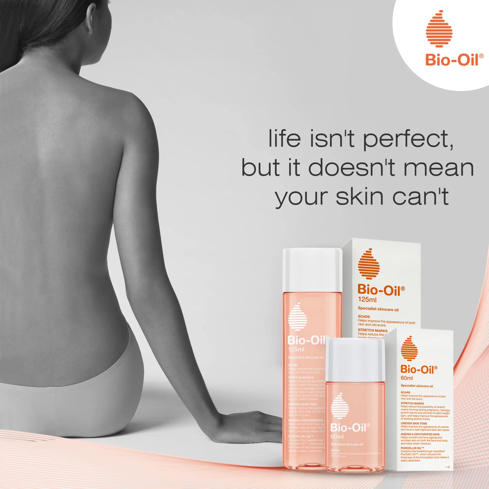 Bio-Oil mirror reflection post