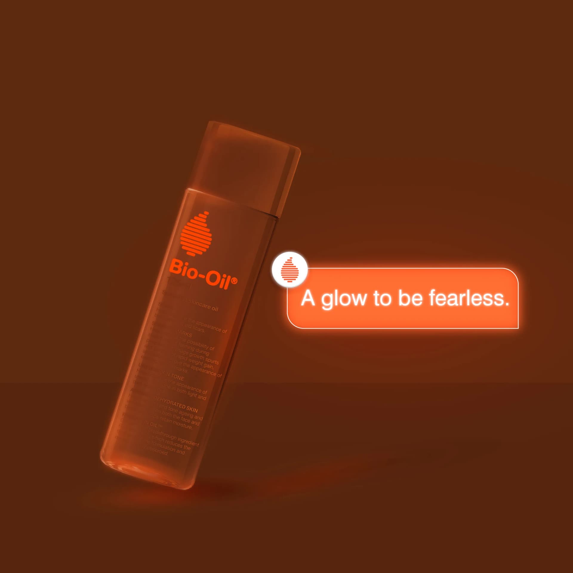 Bio-Oil neon glow styling post